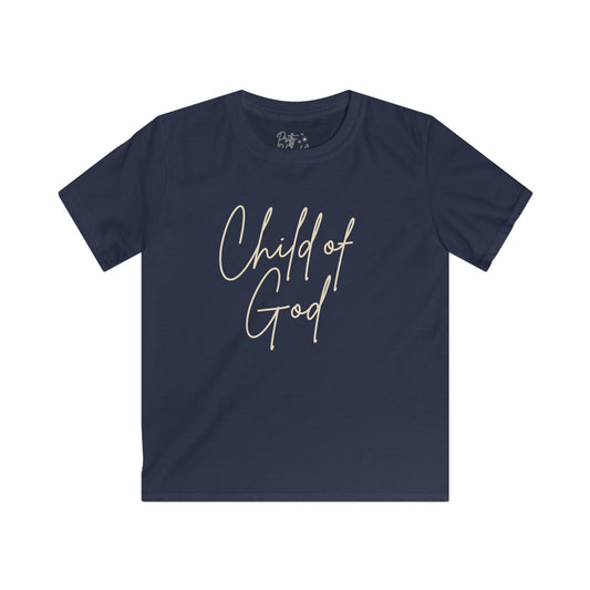 Child of God Youth T-Shirt — Kids Softstyle Tee