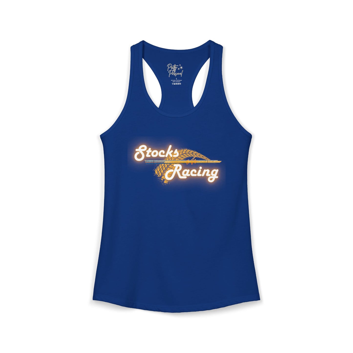 Stocks Racing Custom Racerback Tank — Women's Racing Team Tank Top